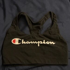 Champion Black and White Sports Bra